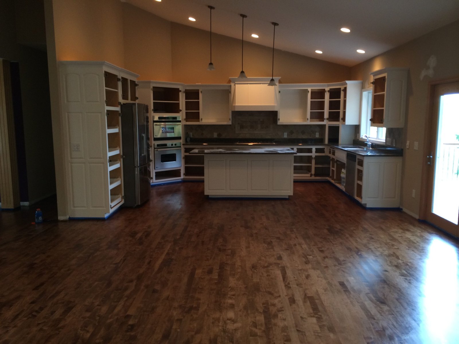 Beautiful completed hardwood floor