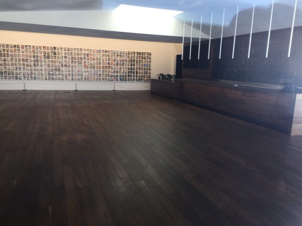 Custom flooring close-up
